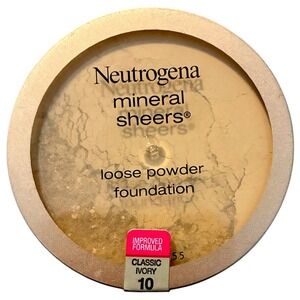 Neutrogena Mineral Sheers Loose Powder Foundation 0.34oz Shade Classic Ivory 10